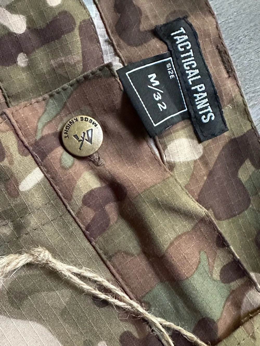 Mege Knight Camouflage Tactical Cargo Men’s Pants - M / 32
